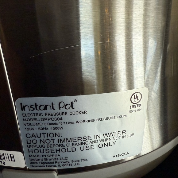 Ninja Instant Pot Electric Pressure Cooker - Stainless Steel - Picture 3 of 9